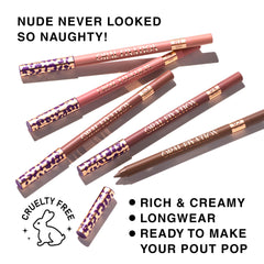 Selestia Beauty delineador labial resistente al agua ideal para días de lluvia o humedad.