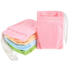 Bolsas Shappy de microfibra para jabón, set de 8 piezas en colores variados.