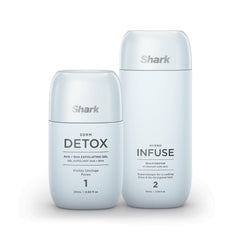 Shark Derm Detox gel exfoliante para poros limpios y piel más suave.
