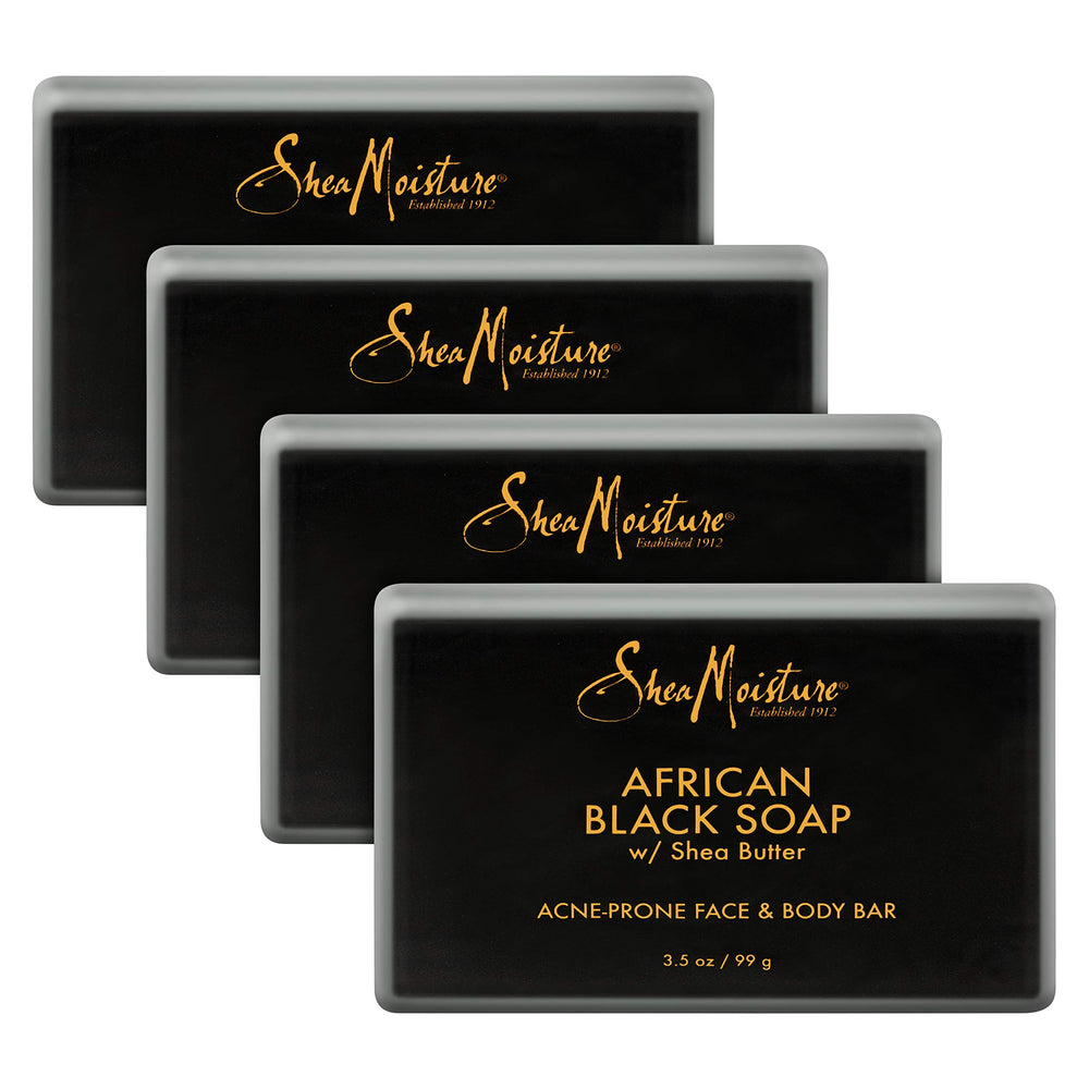 SheaMoisture barra africana para cara, limpia piel grasa.