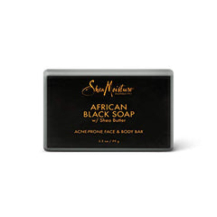 SheaMoisture barra africana para cuerpo, purifica piel.