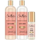 SheaMoisture champú coco hibisco en botella para rizos definidos y aroma tropical