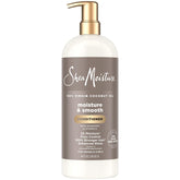 SheaMoisture Moisture & Smooth: botella 34oz para ondas definidas y control del frizz.