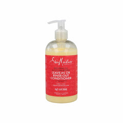 Acondicionador SheaMoisture para pelo rizado en botella mejora manejo y suavidad.