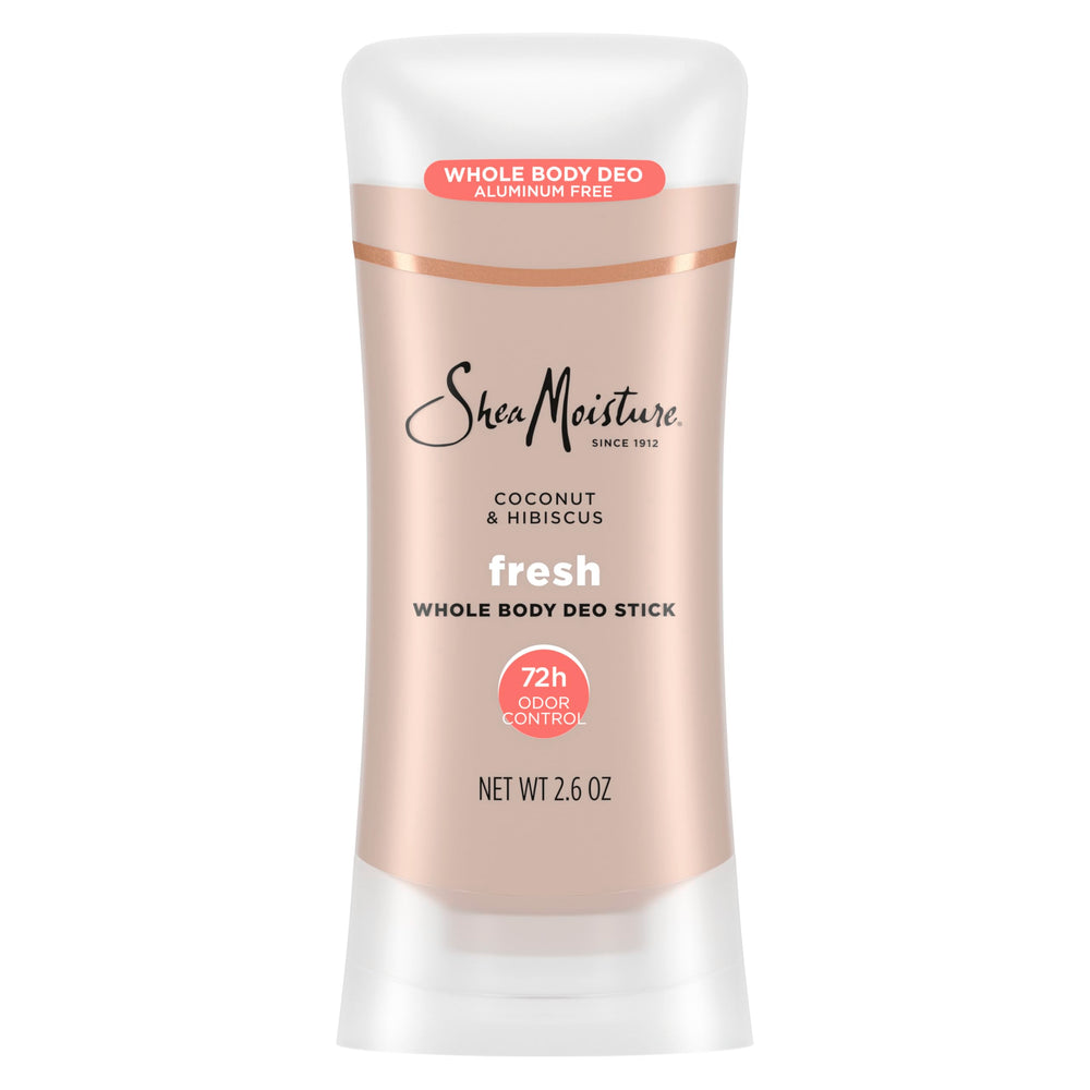 Desodorante SheaMoisture Coco Hibisco: aplicación suave para uso diario.