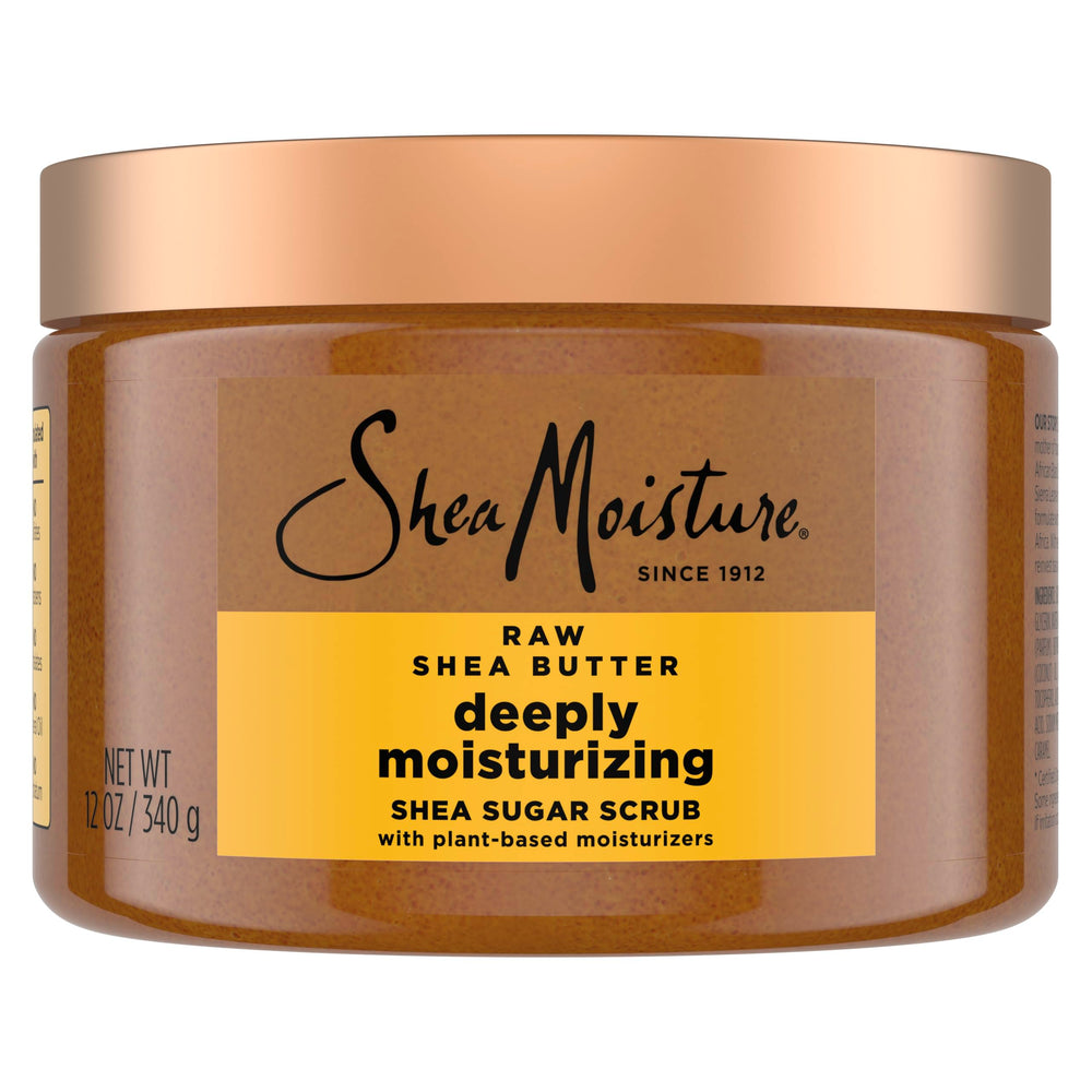 SheaMoisture exfoliante corporal con manteca de shea cruda para piel suave