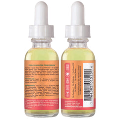 Aplicación del serum SheaMoisture en la palma para piel suave.