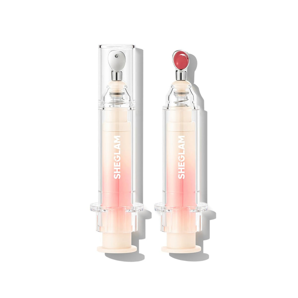 SHEGLAM Booster Shine con aplicador metálico para una aplicación suave.
