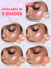 SHEGLAM Glowchi brinda brillo duradero sin perder intensidad.