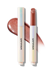 SHEGLAM Pout-Perfect barrita tono Oro Relámpago para labios brillantes.