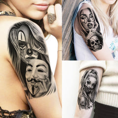 Aplicación rápida de tatuajes temporales SHELYEXIEN.
