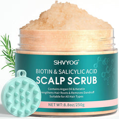 SHVYOG botella exfoliante capilar para cuero cabelludo limpio y cabello revitalizado