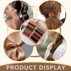 SIADEE coleteros para cabello grueso y fino, sujetan sin pellizcos ni tirones.