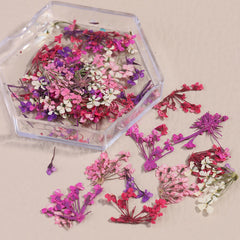 SILPECWEE: proceso sencillo de remojar flores secas para adherir en uñas.