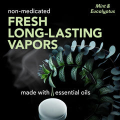 SinuCleanse tabletas de vapor para ducha, ideal para viajes.