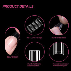 SITELENABY XL forma cuadrada para uñas elegantes