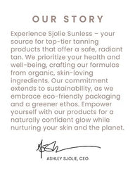 SJOLIE Sunless equilibrante: compatible con todas las marcas para maximizar duración y color.