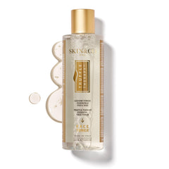 Tónico SKIN&CO Roma Trufa Terapia, botella elegante para purificar y refrescar la piel.