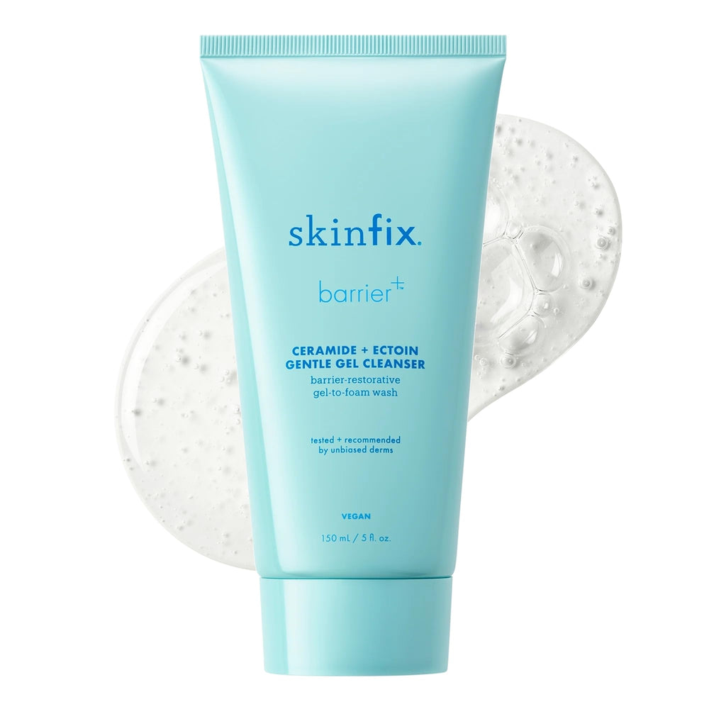 Skinfix Ceramidas Ectoin Gel limpiador en botella, desmaquilla y limpia diario