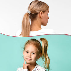Sliverdew joyas pelo elasticas cristales facetados para un toque de brillo sutil.