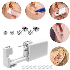 Arete con cristal de SLVIEKAE de 14 mm, estilo discreto.
