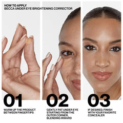 Smashbox x BECCA Corrector Textura cremosa: base suave para un acabado uniforme.