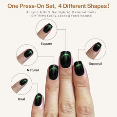 Conjunto SnypeeLab verde con efecto ojo de gato para look versátil