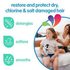 SO COZY Swim ofrece protección contra cloro y sol para el cabello infantil
