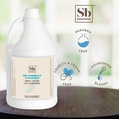 Soapbox loción cuerpo ingredientes naturales: crema suave para piel sensible.