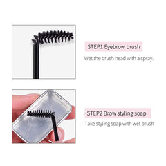 Sokgo Cejas Fijación Durable: acabado transparente y natural que permanece todo el día.