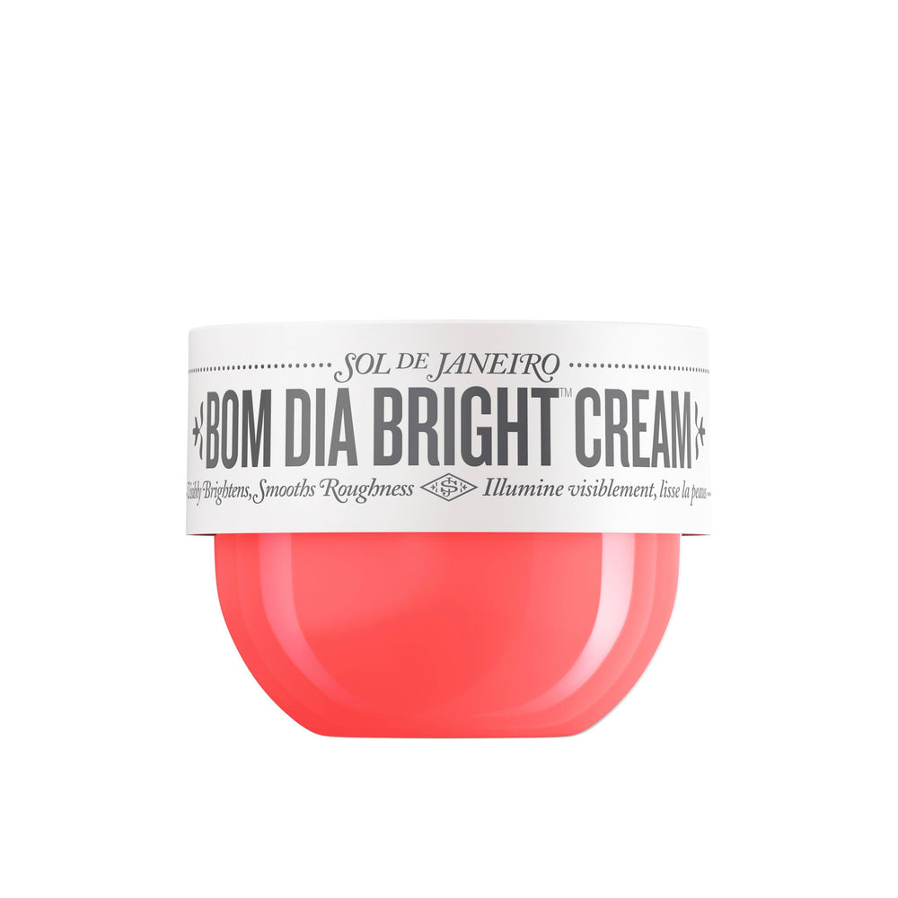 Sol de Janeiro Bom Dia AHA crema corporal iluminadora en formato viaje de 75 ml.