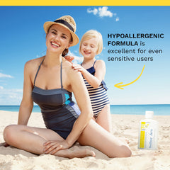 Envase de Solbar AVO SPF 35 con base en California.