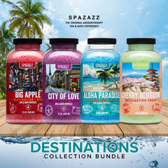 Spazazz Destinations Hawái cristales aromaterapia para hidratación de la piel