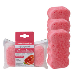 Spongeables esponja de toronja con aroma fresco para limpieza diaria