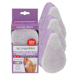 Spongeables: empaque de esponja lavanda para spa en casa.