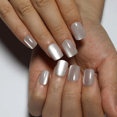 Stbisen uñas postizas ojos de gato cortas para un estilo elegante y rápido.