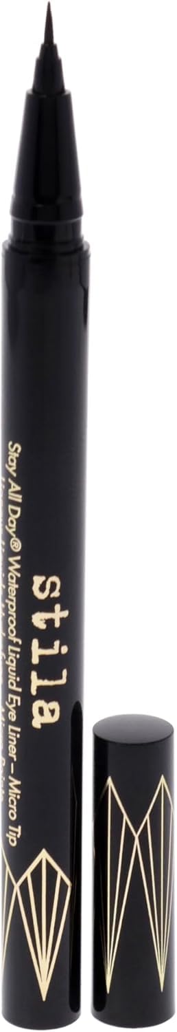 Delineador Stila Stay All Day impermeable con punta micro para trazos precisos y duraderos.