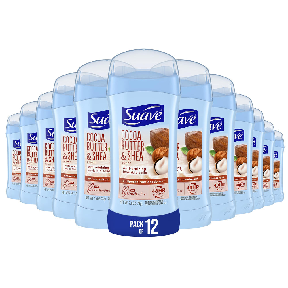 Suave desodorante para mujeres, aplicación invisible, protección duradera sin manchas