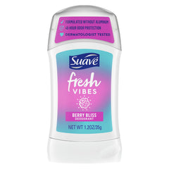 Desodorante Suave Fresh Vibes Berry Bliss en stick, ideal para uso diario.