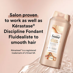 Cabello suave y sedoso tras usar la línea Keratin Infusion.