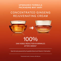 Textura sedosa de la crema de ginseng de Sulwhasoo