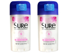 Sure desodorante invisible sólido en empaque doble para uso diario.