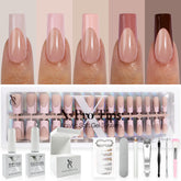 SXC ST117KIT, empaque compacto para aplicación rápida de uñas francesas.