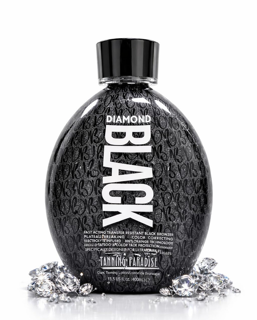 Diamond Black de Tanning Paradise muestra un bronceado intenso para cabina