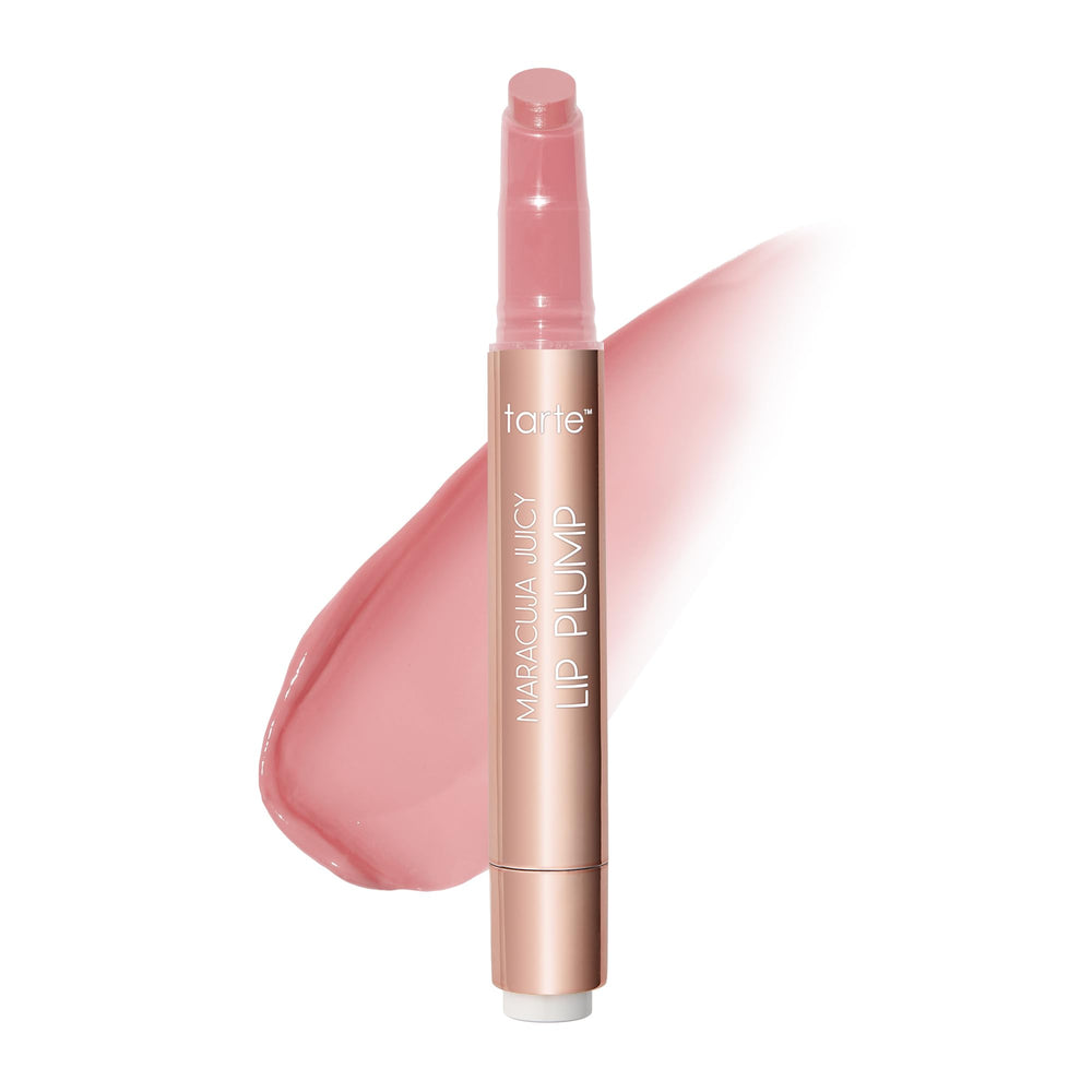 tarte maracuja con aplicación suave y brillo translúcido en labios
