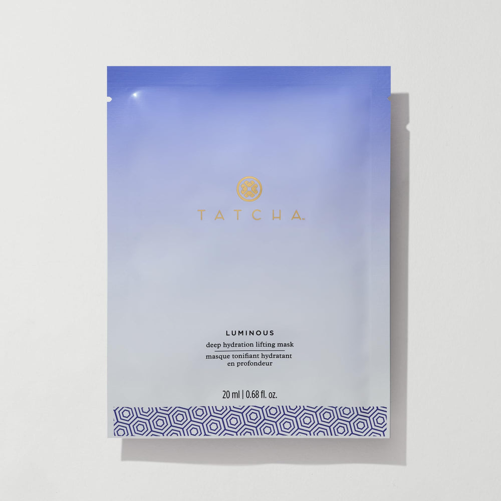 TATCHA mascarilla de hoja coco para hidratación rápida y luminosidad