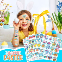 Uso decorativo: tatuajes para regalos, bolsas y tarjetas de Pascua.