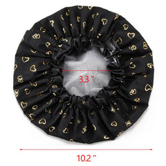 Gorro de ducha Tbestmax para niñas, elástico y cómodo para uso diario.