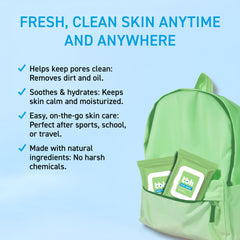 TBH Kids Spot Face Wipes con jojoba y corteza de sauce para equilibrio