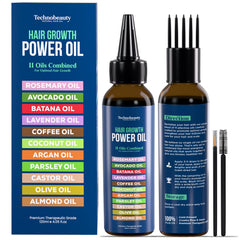 Technobeauty Aceite de romero: vertido suave para iniciar la rutina capilar.